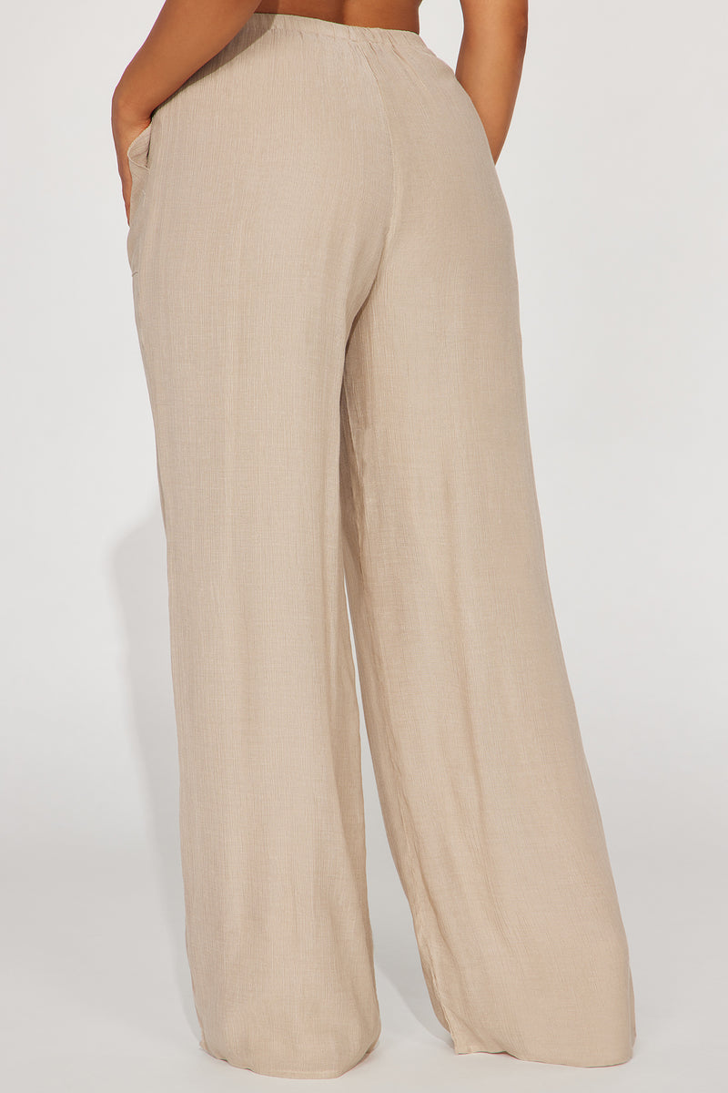 Vacay Babe Textured Wide Leg Pant - Taupe | Fashion Nova, Pants ...