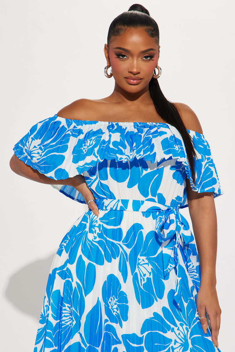 Summer In Santorini Midi Dress