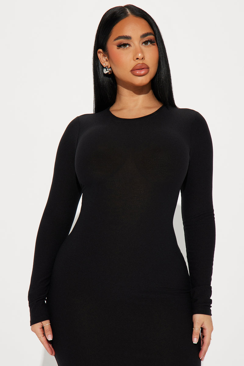Fashion nova sale long sleeve dress