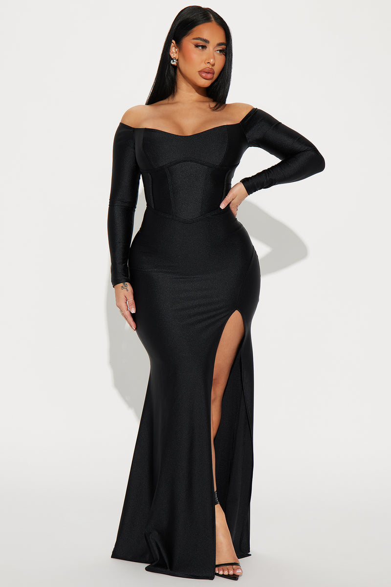 Special Evening Gown Black Fashion Nova, Dresses Fashion Nova