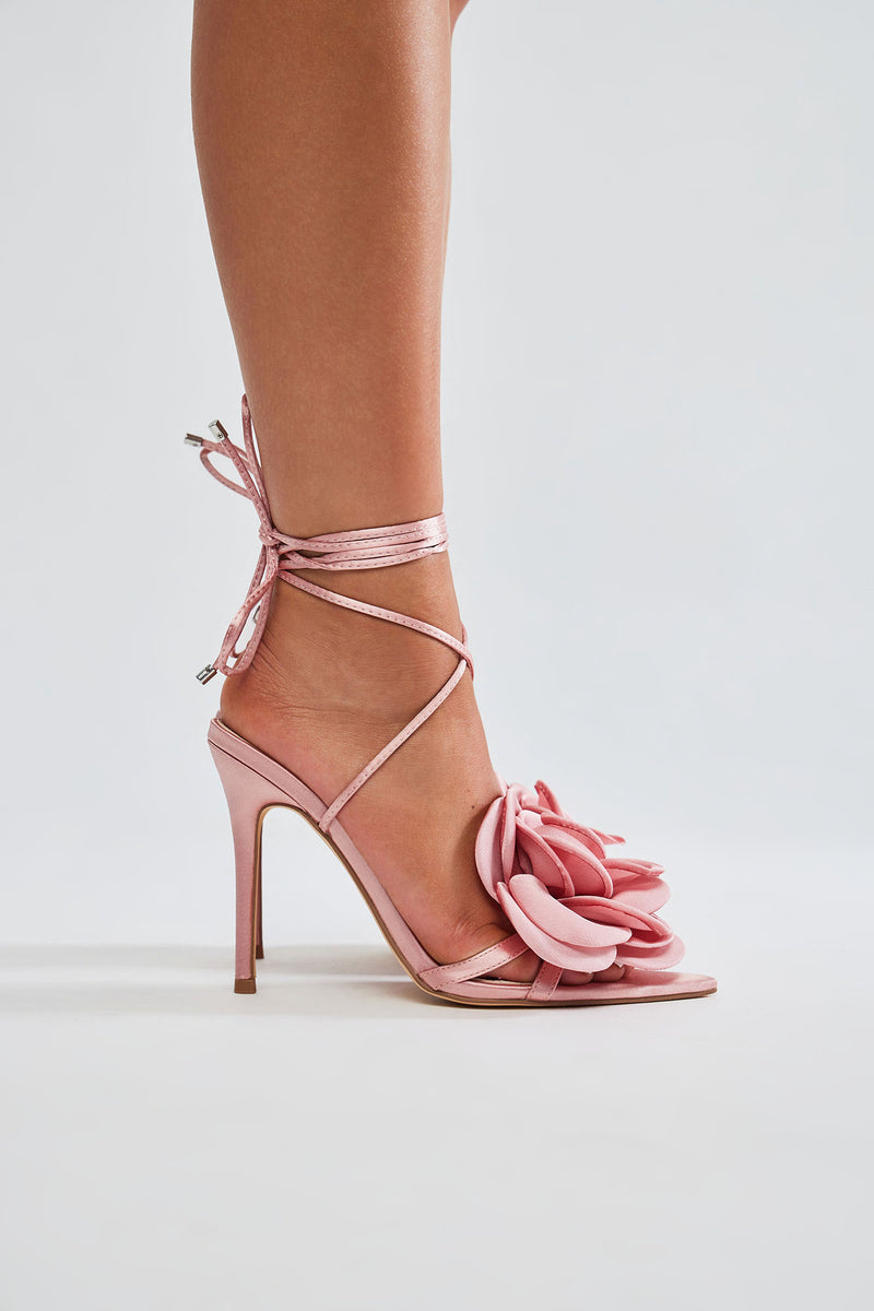 Love Is Blooming Heeled Sandals Mauve Fashion Nova Shoes