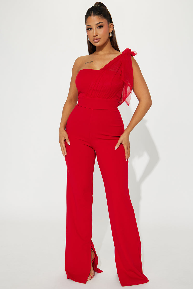 Red jumpsuit discount size 18