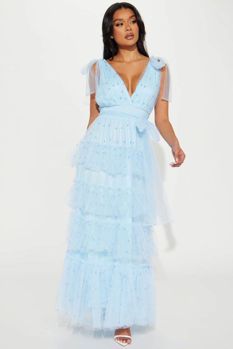 Nya Tulle Maxi Dress