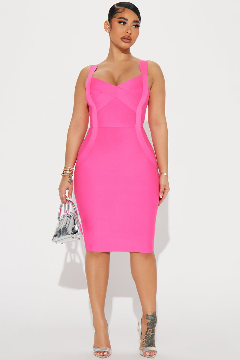 Elise Bandage Midi Dress
