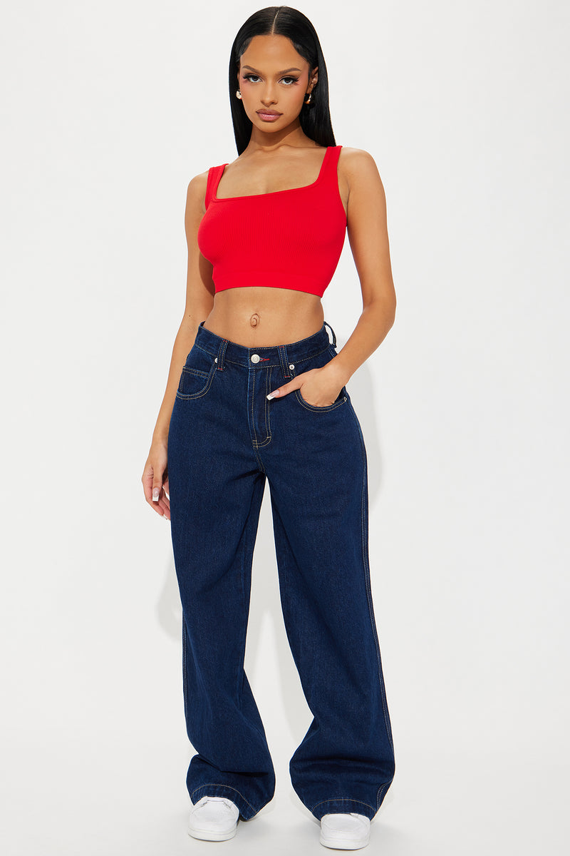 Get Over It Drop Waist Jeans Dark Wash Fashion Nova, Jeans