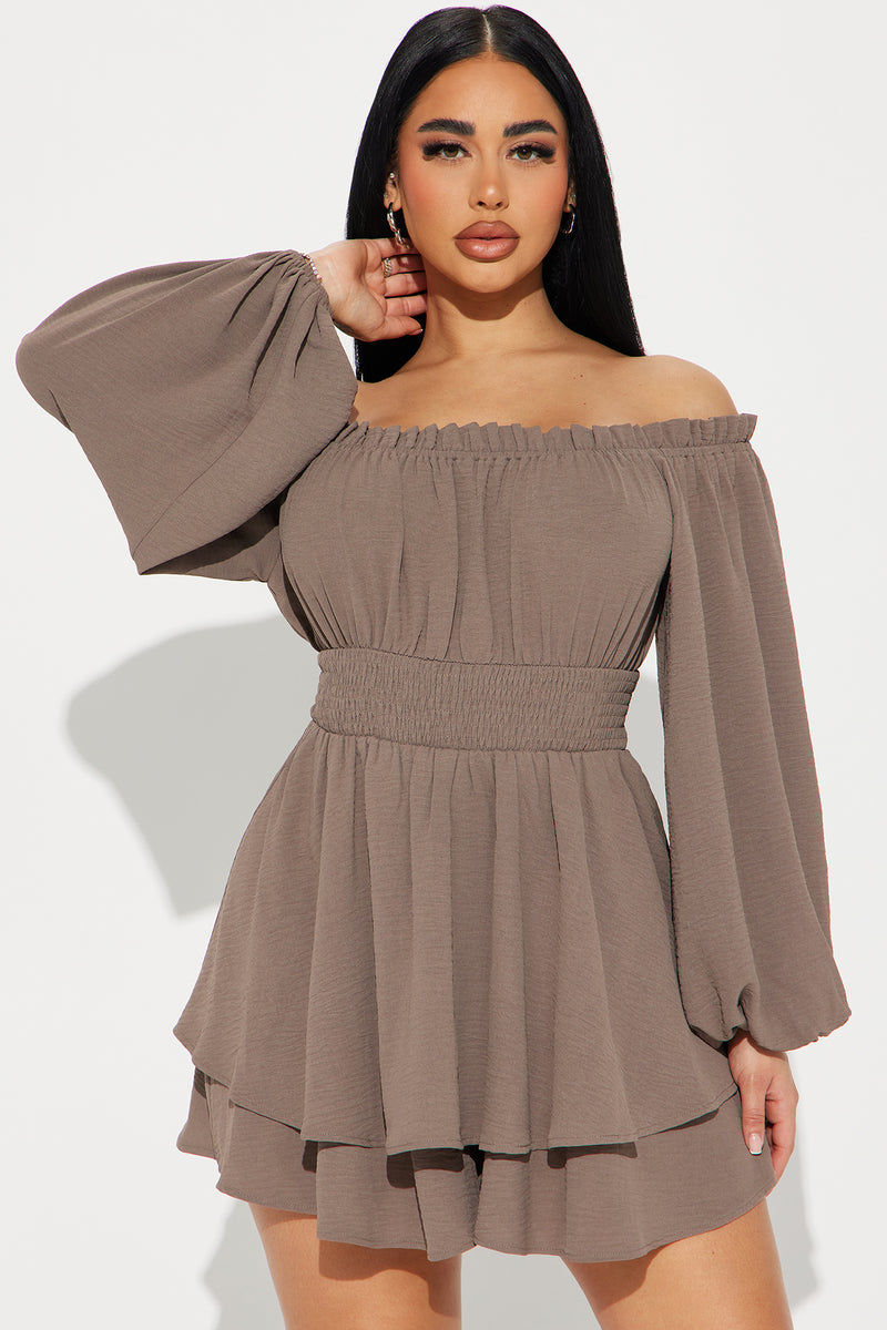 Truly Stunning Romper - Mocha | Fashion Nova, Rompers | Fashion Nova