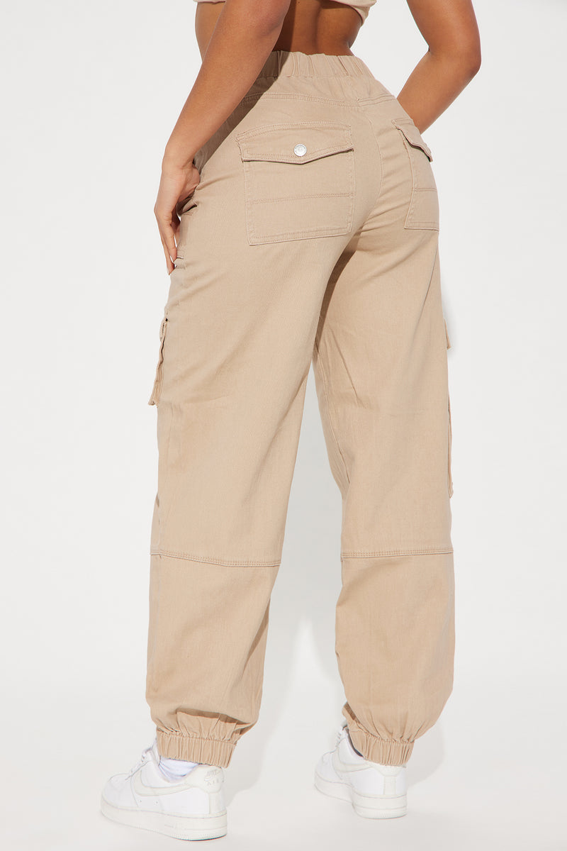 Jasmine Wide Leg Cargo Pant - Charcoal, Fashion Nova, Pants