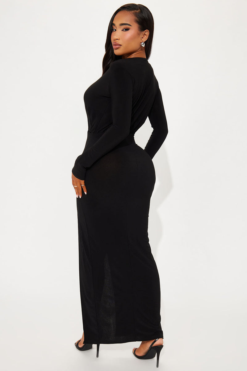 Marisa Collar Maxi Dress