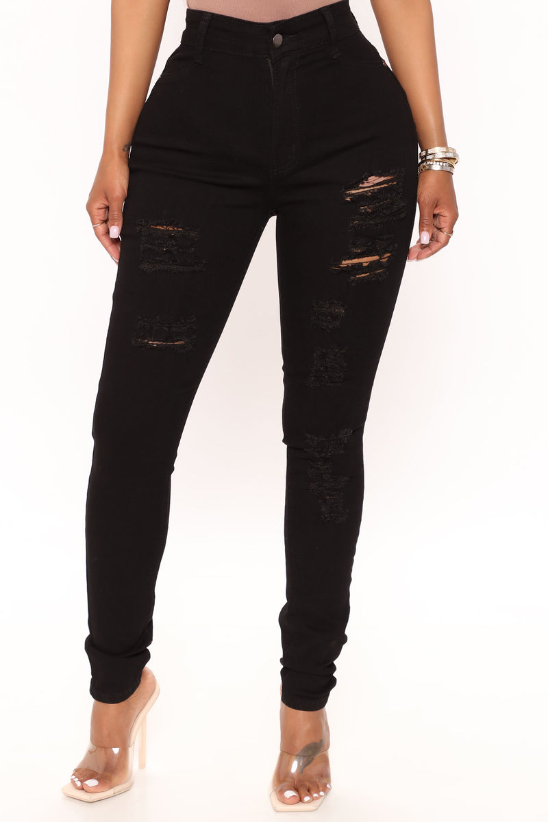 Fashion nova black ripped jeans new arrivals