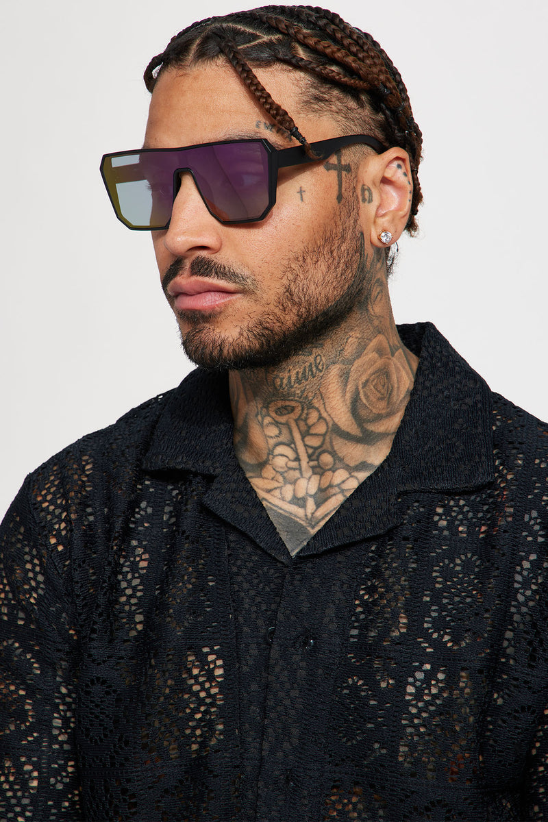 Purple sunglasses hotsell mens