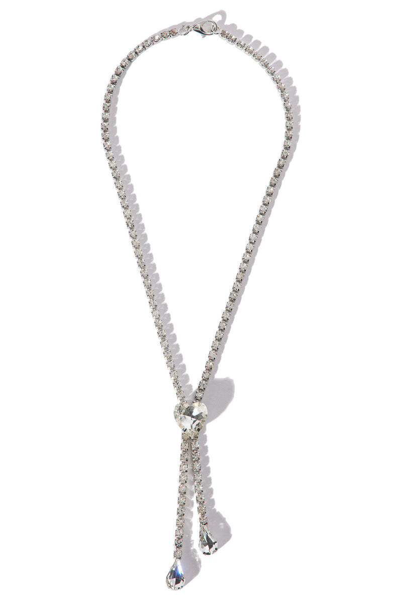 Sparkle High Necklace Silver Fashion Nova, Jewelry Fashion Nova