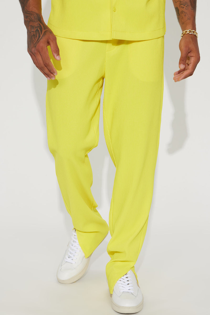 Fashion nova yellow best sale pants