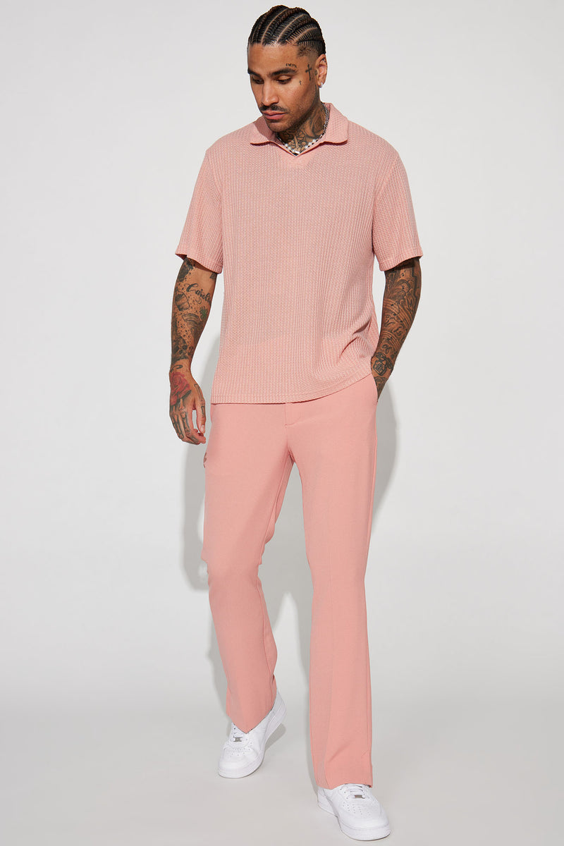 Blissful Short Sleeve Polo - Mauve | Fashion Nova, Mens Tees & Tanks ...