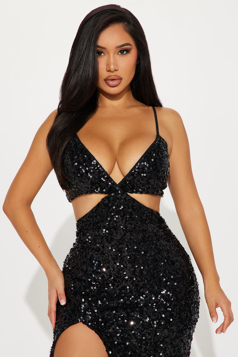 Marissa Sequin Maxi Dress