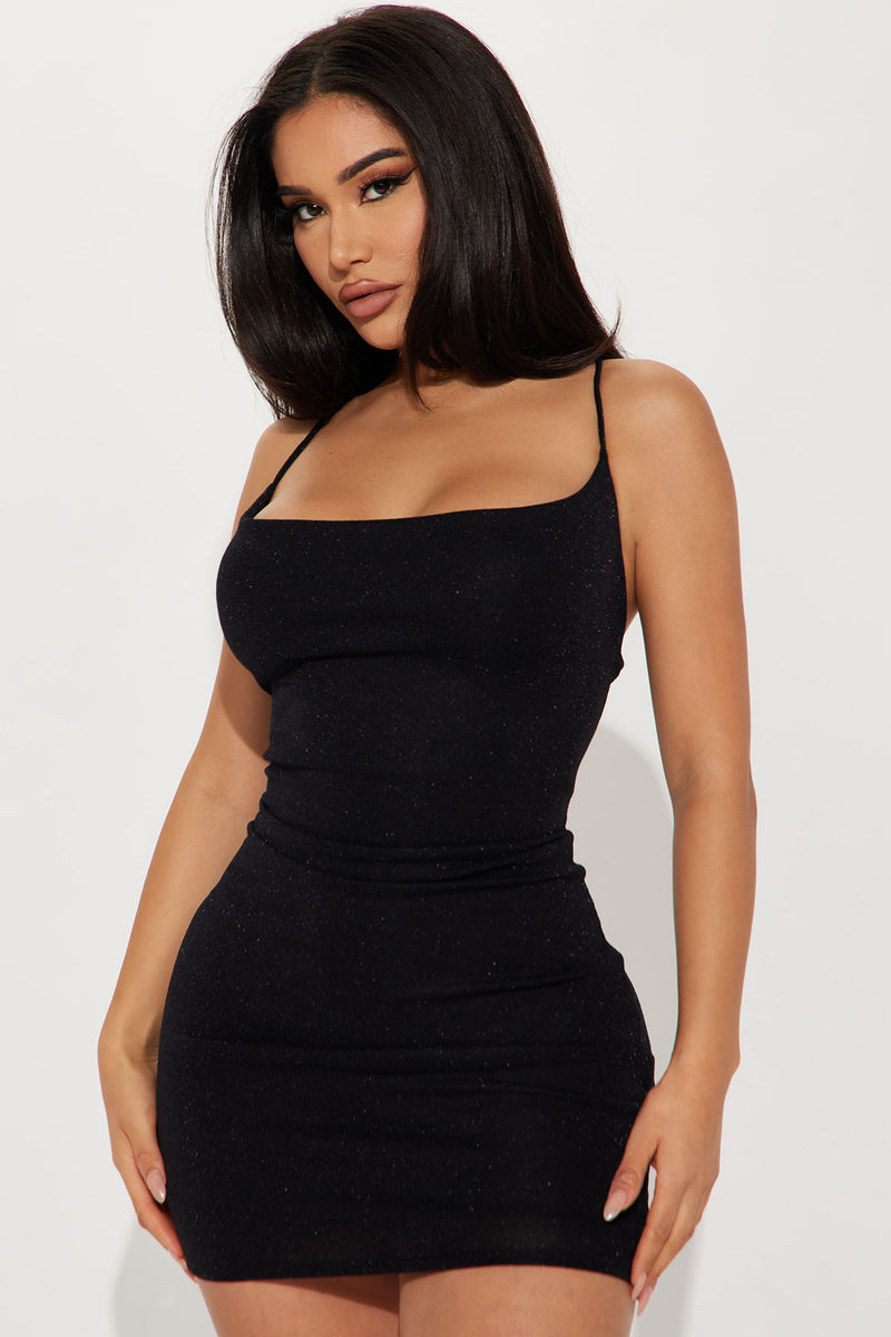 Sienna Glitter Mini Dress