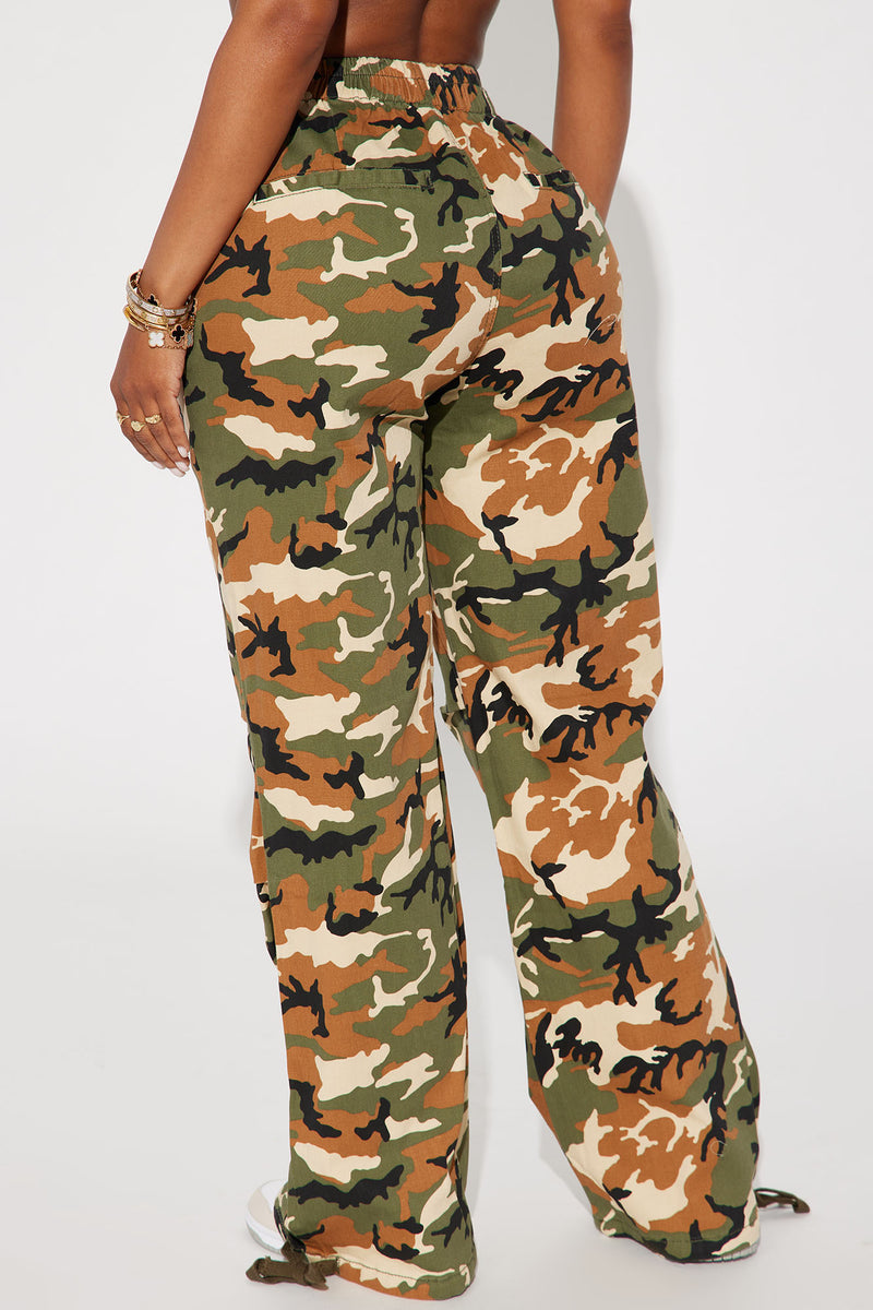Just Playin Camo Cargo Pant Tan Fashion Nova Pants Fashion Nova