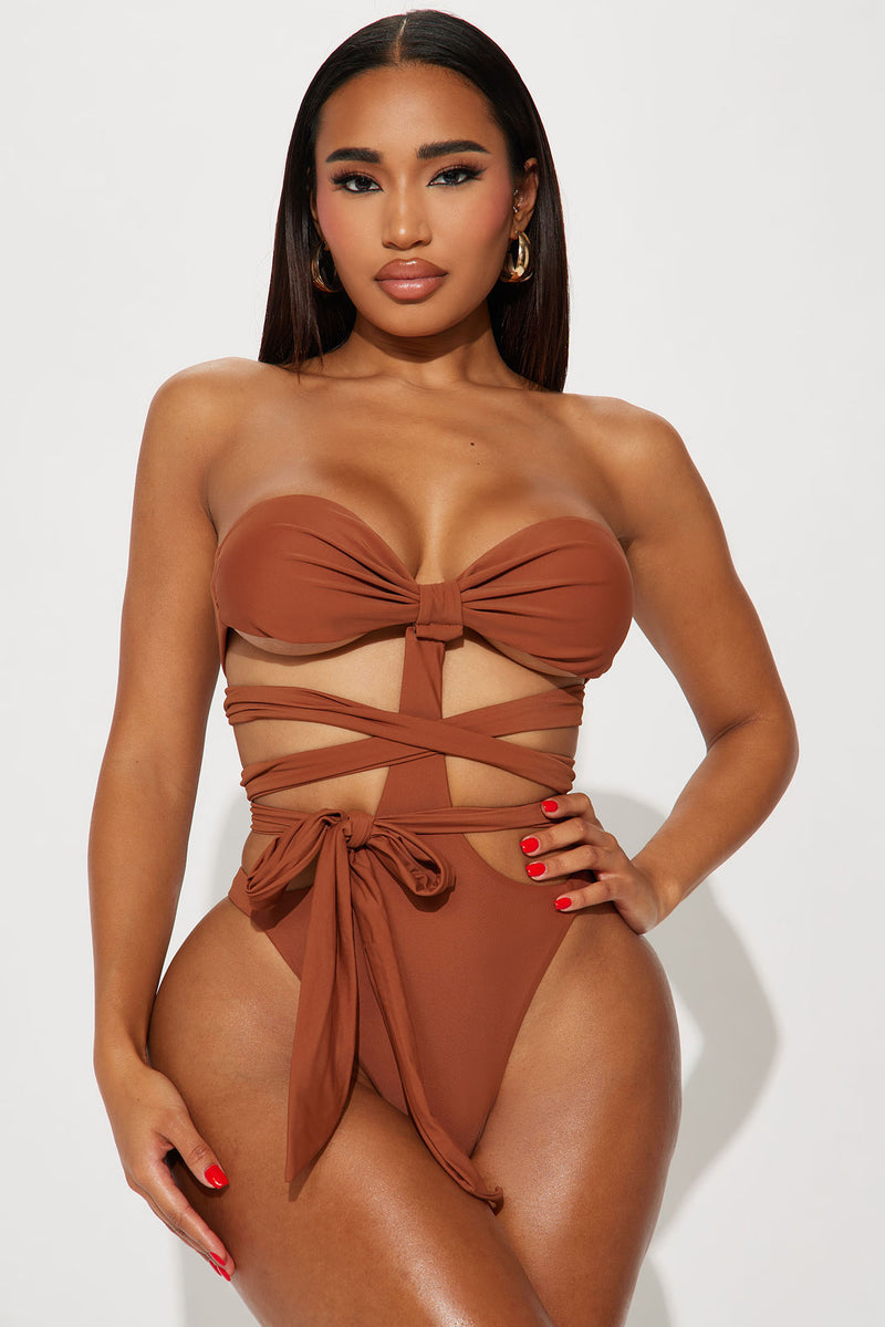 Brown bathing cheap suits