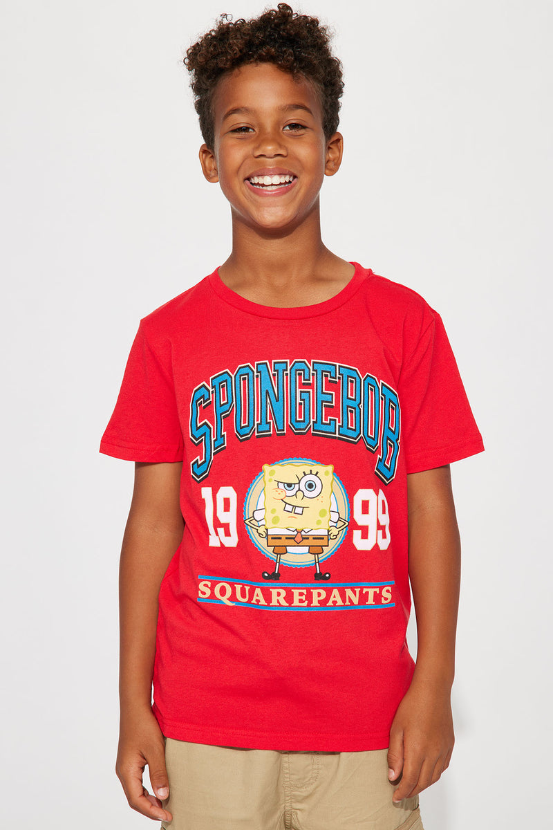 Red spongebob best sale shirt