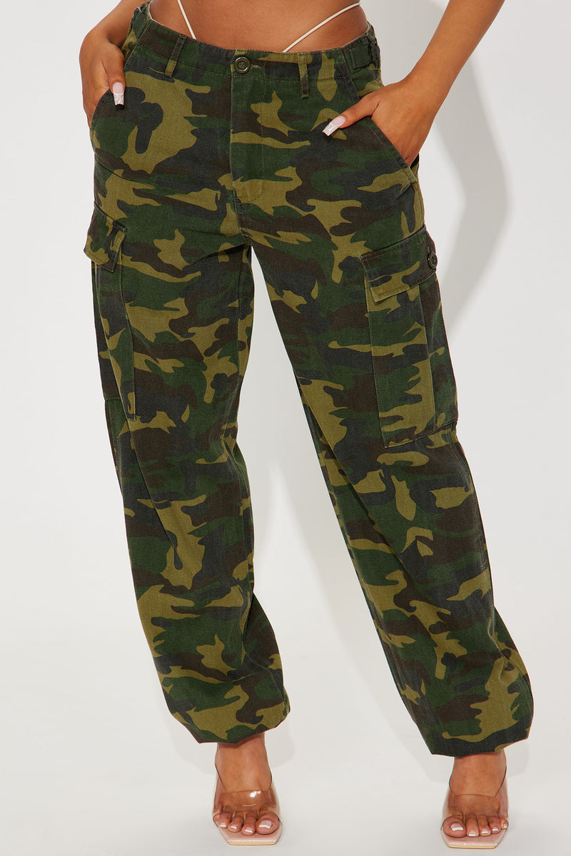 Tall Cadet Kim Oversized Camo Pants Camouflage