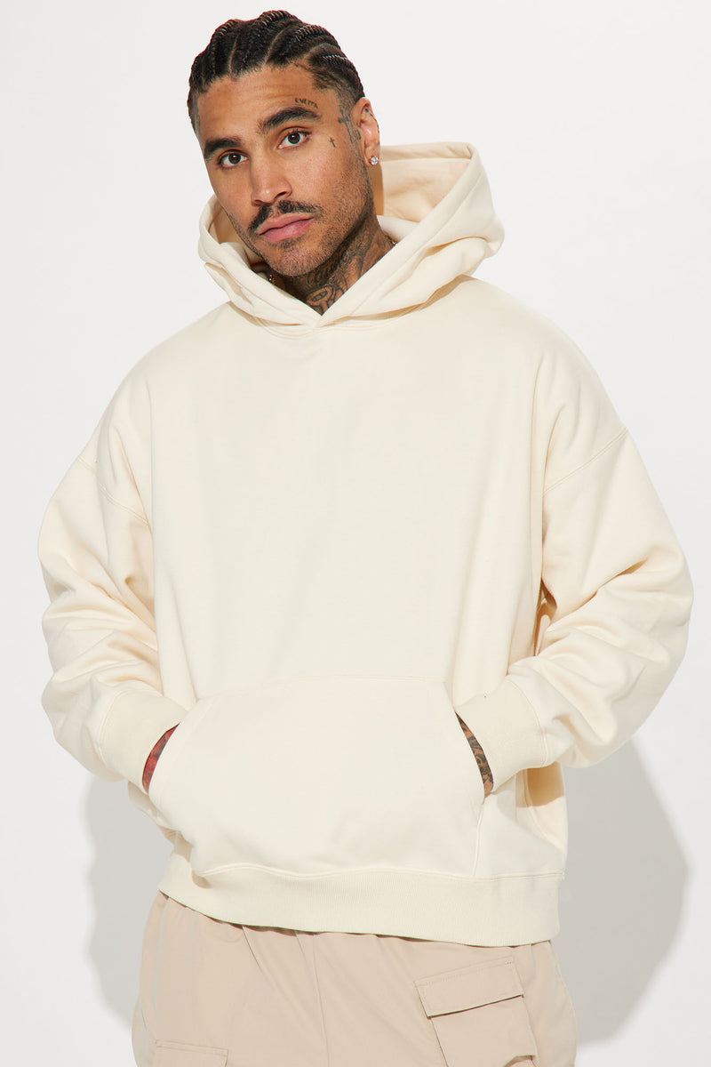 Cream on sale oversized hoodie