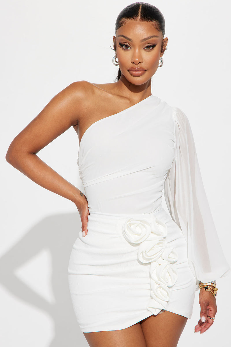 One shoulder top fashion nova outlet
