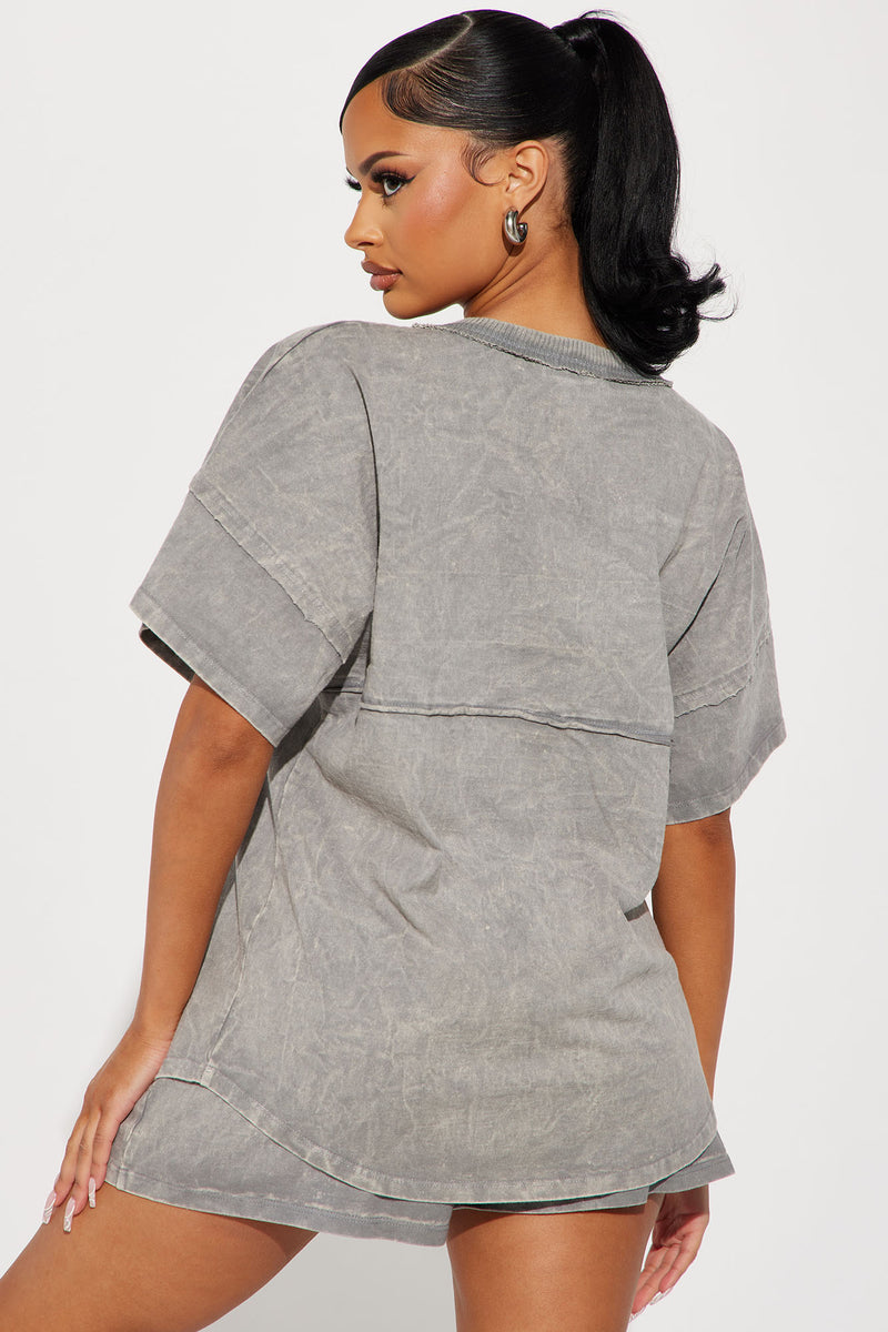 Back to Reality Mineral Wash Short Set