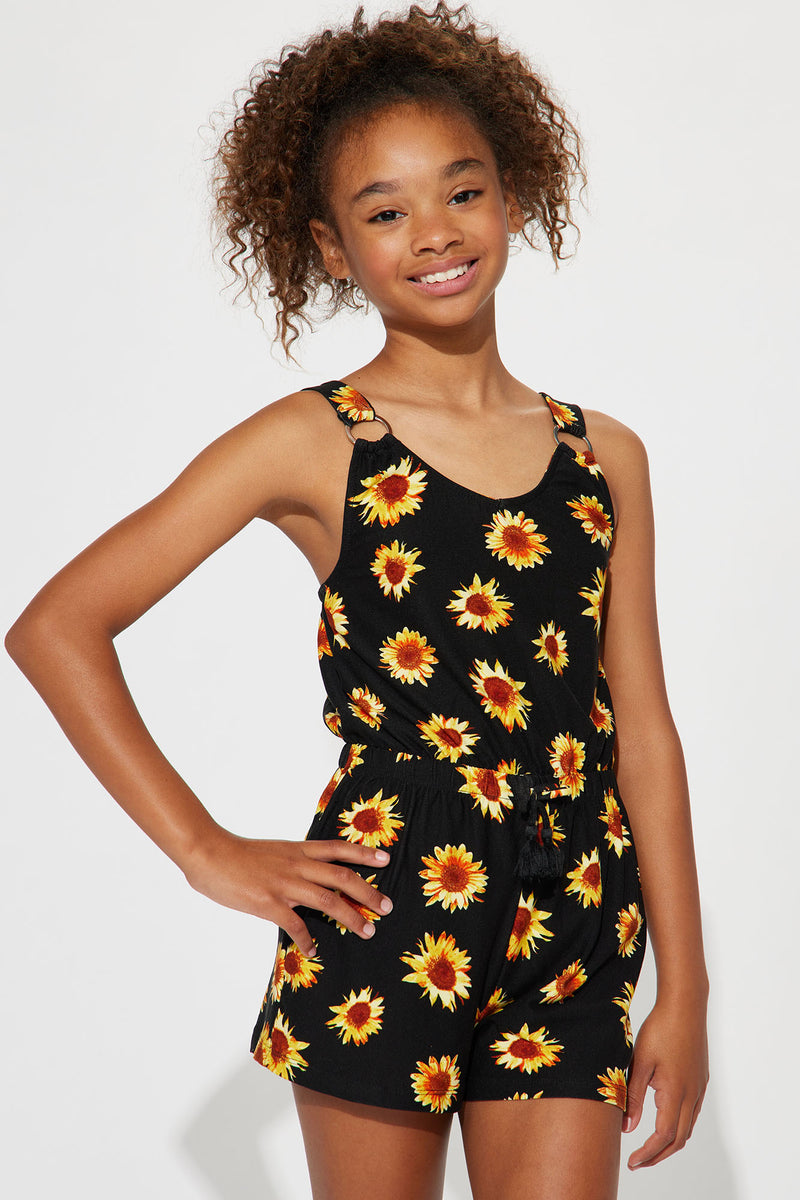 Black sunflower romper store