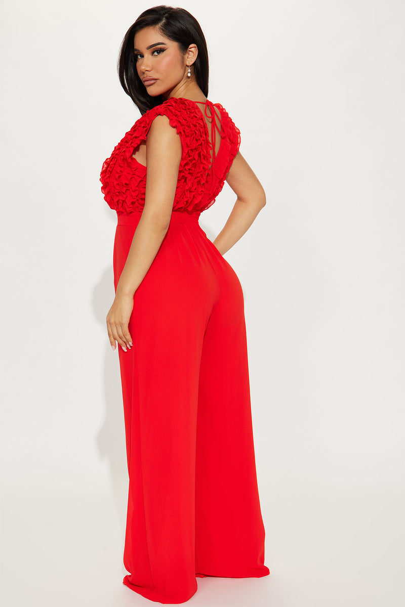 Mahogany Jumpsuit Red Fashion Nova, Jumpsuits Fashion Nova