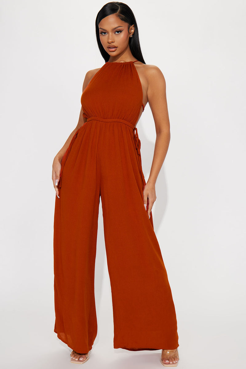 Bahamas Jumpsuit Rust Fashion Nova, Jumpsuits Fashion Nova