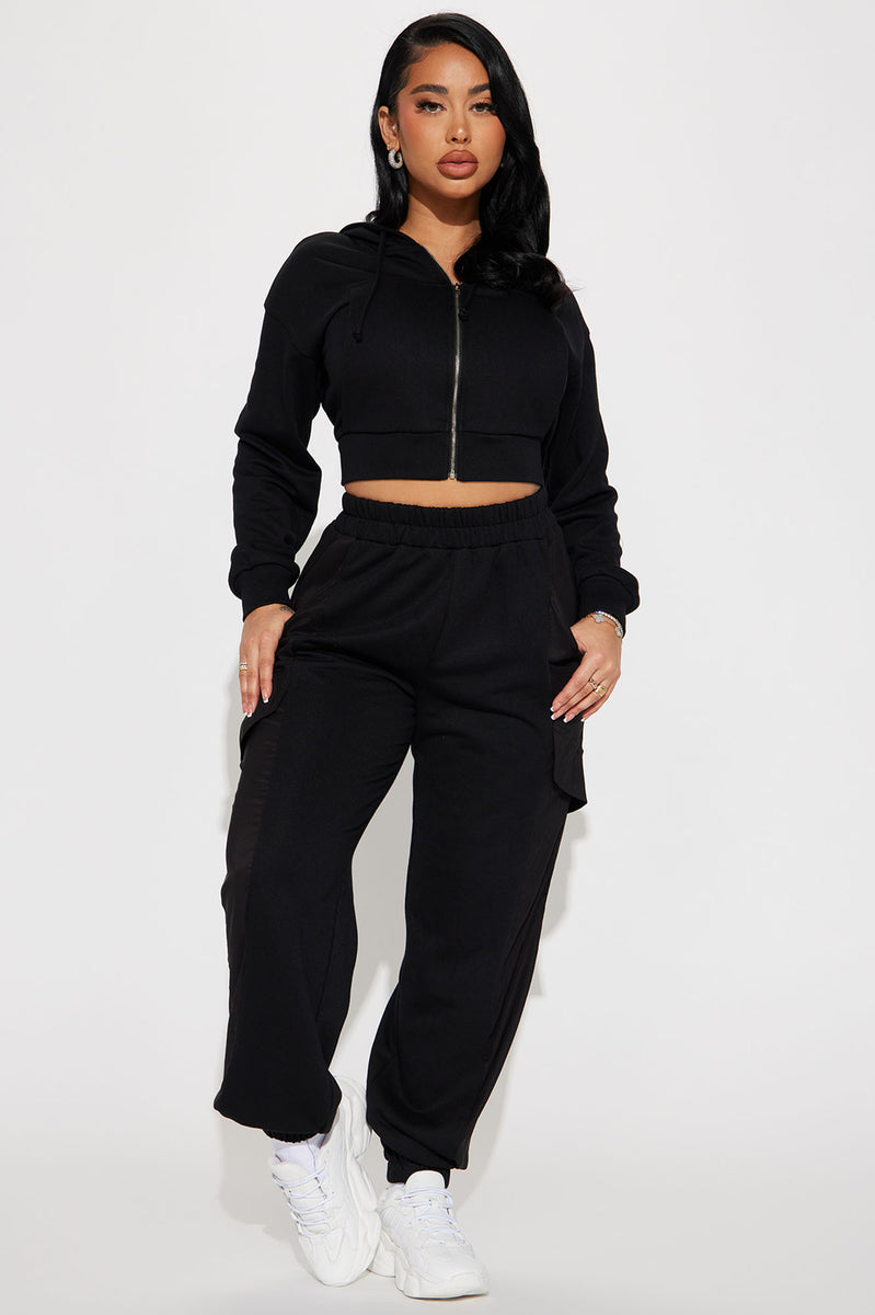 Fashion nova top joggers set