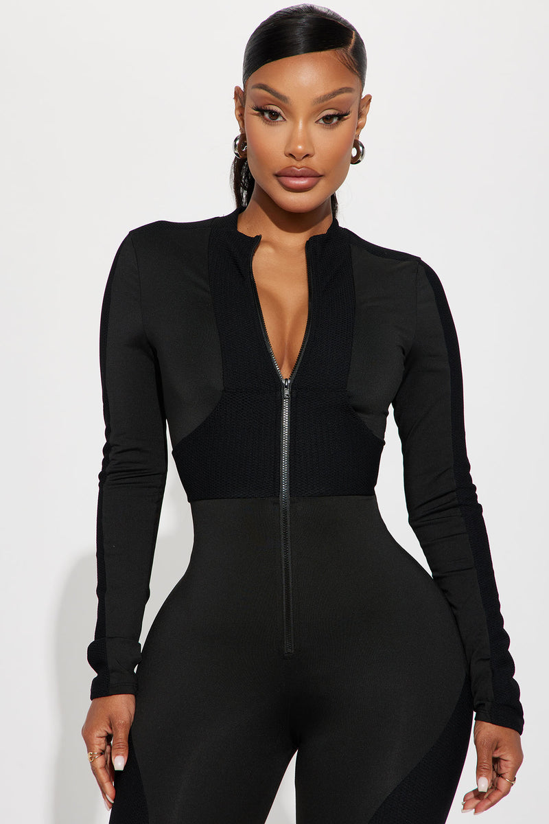 Level Up Jumpsuit Black