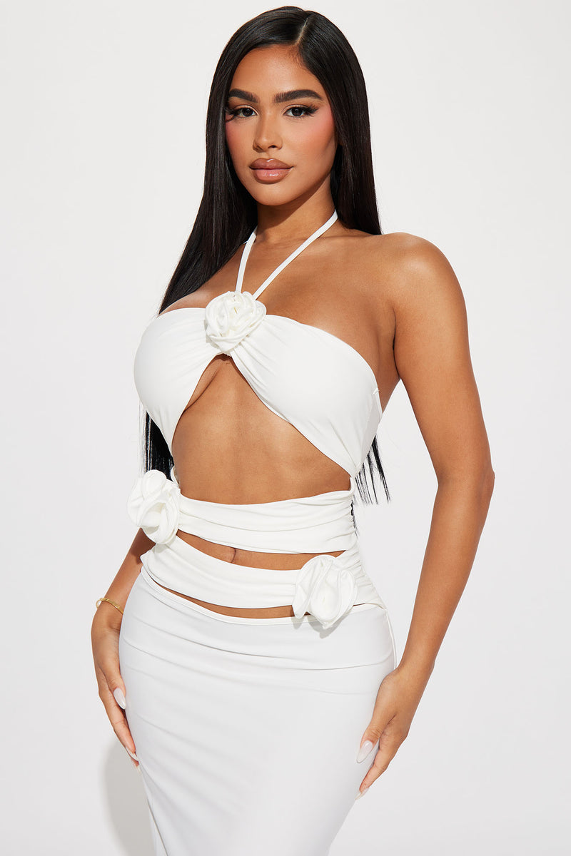 Winning beauty cut top out gown fashion nova