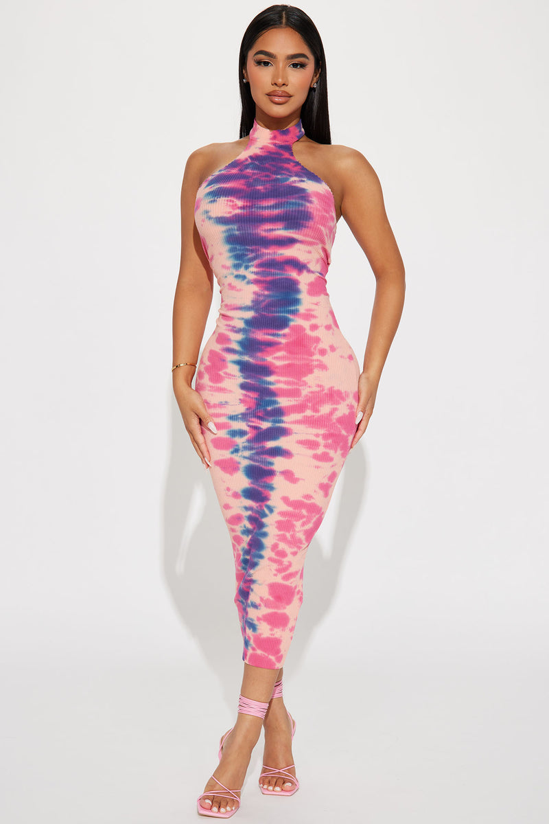 Tie dye shop fashion nova dress