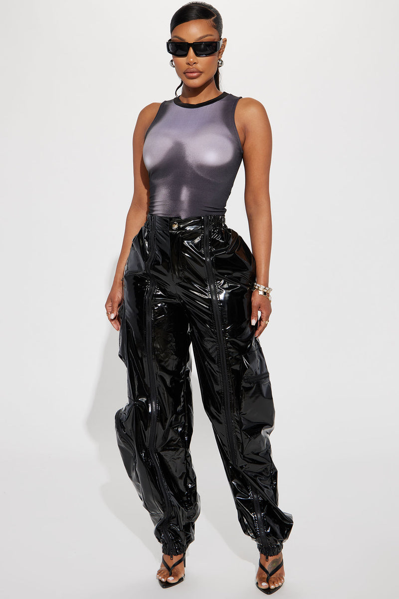 I am best sale gia vinyl pants