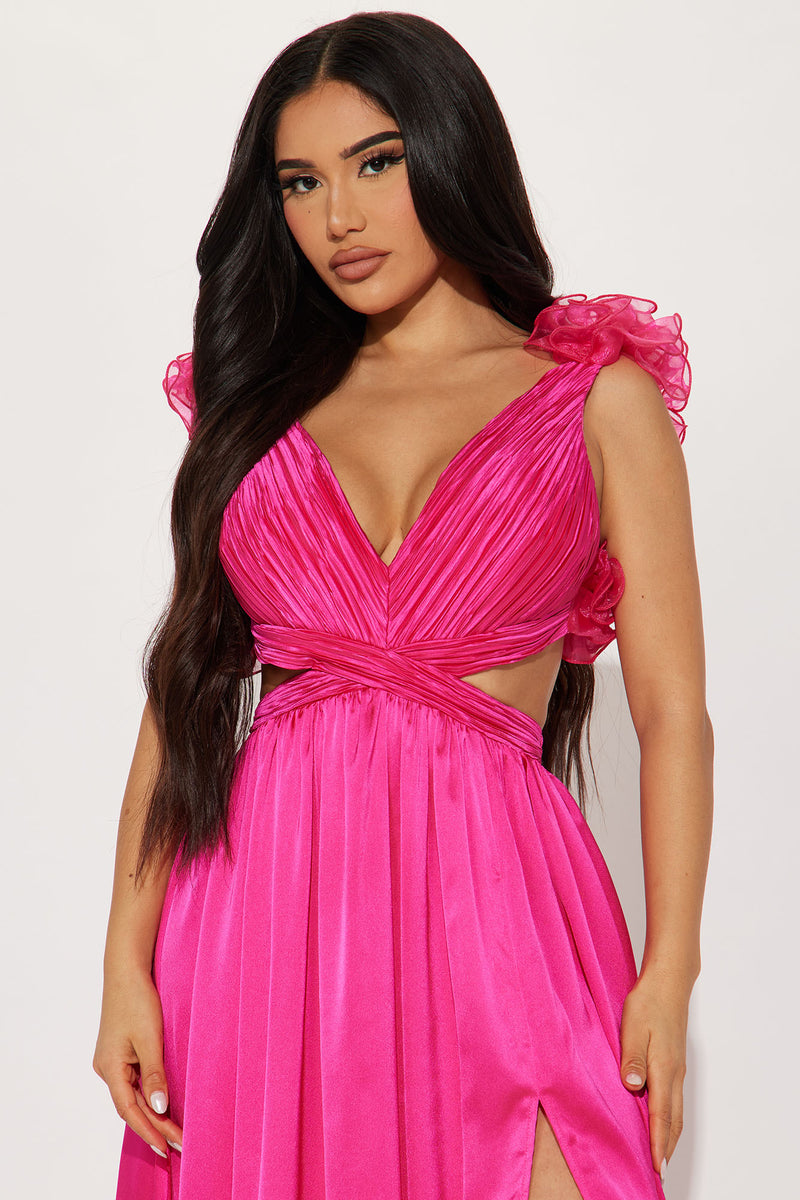 Fuchsia dress shop fashion nova