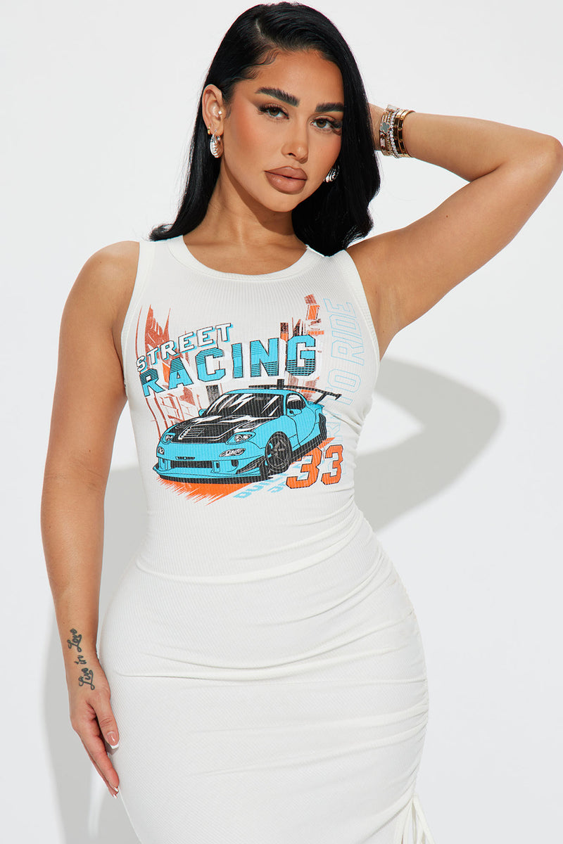 For The Street Ruched Maxi Dress