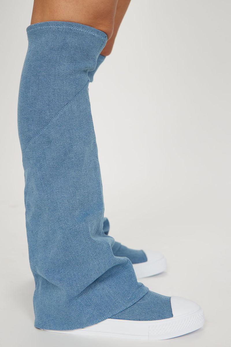 Skater Girl Flat Boots Denim Fashion Nova Shoes Fashion Nova