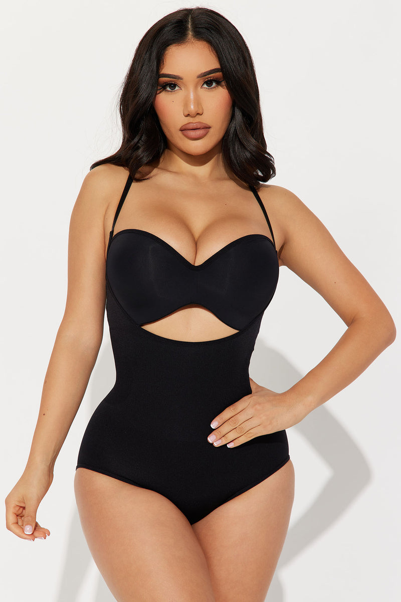Sculpted To Perfection Shapewear Bodysuit Black Fashion Nova