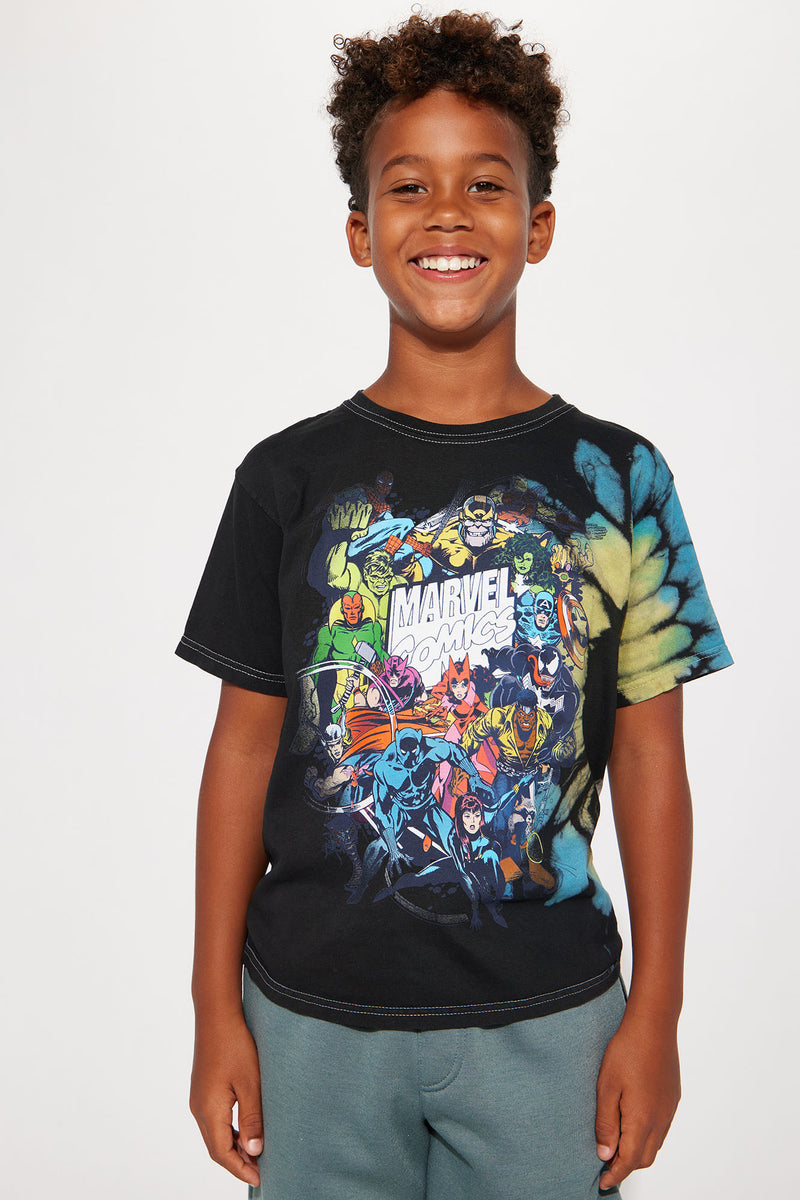 Mini Marvel Comics Squad Tee Black combo