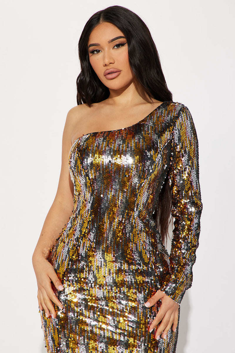 Chloe Sequin Maxi Dress
