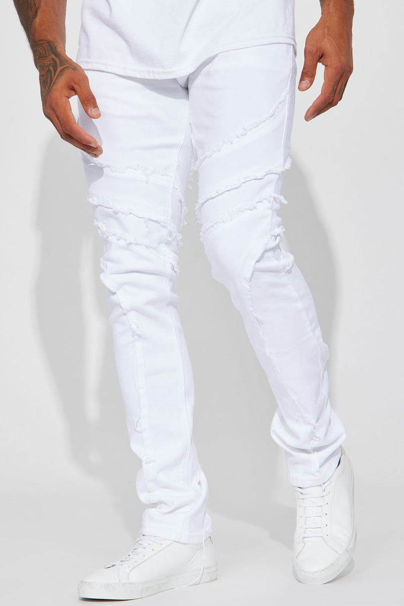 White pants skinny hotsell