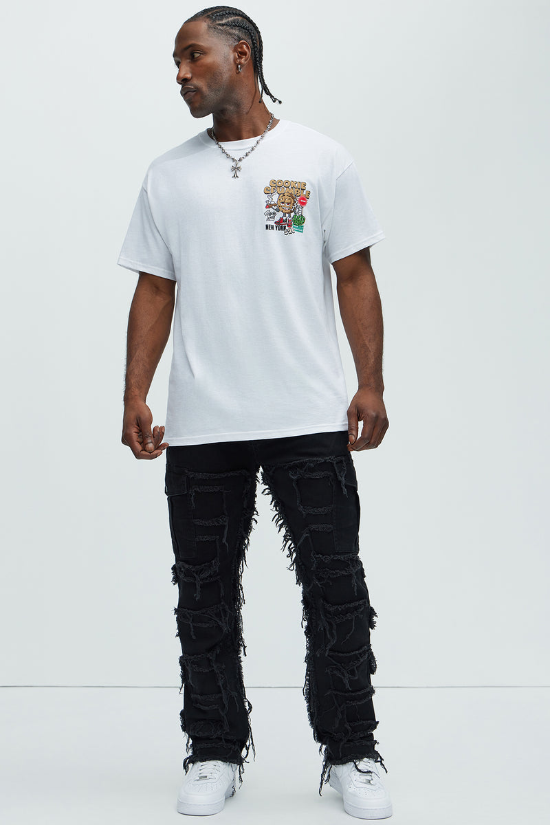 Cookie Crumble Short Sleeve Tee - White | Fashion Nova, Mens Graphic ...