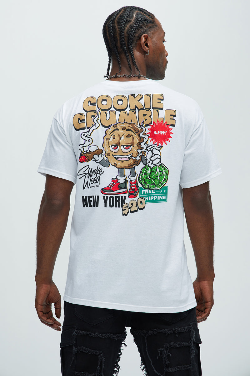 Cookie Crumble Short Sleeve Tee - White | Fashion Nova, Mens Graphic ...