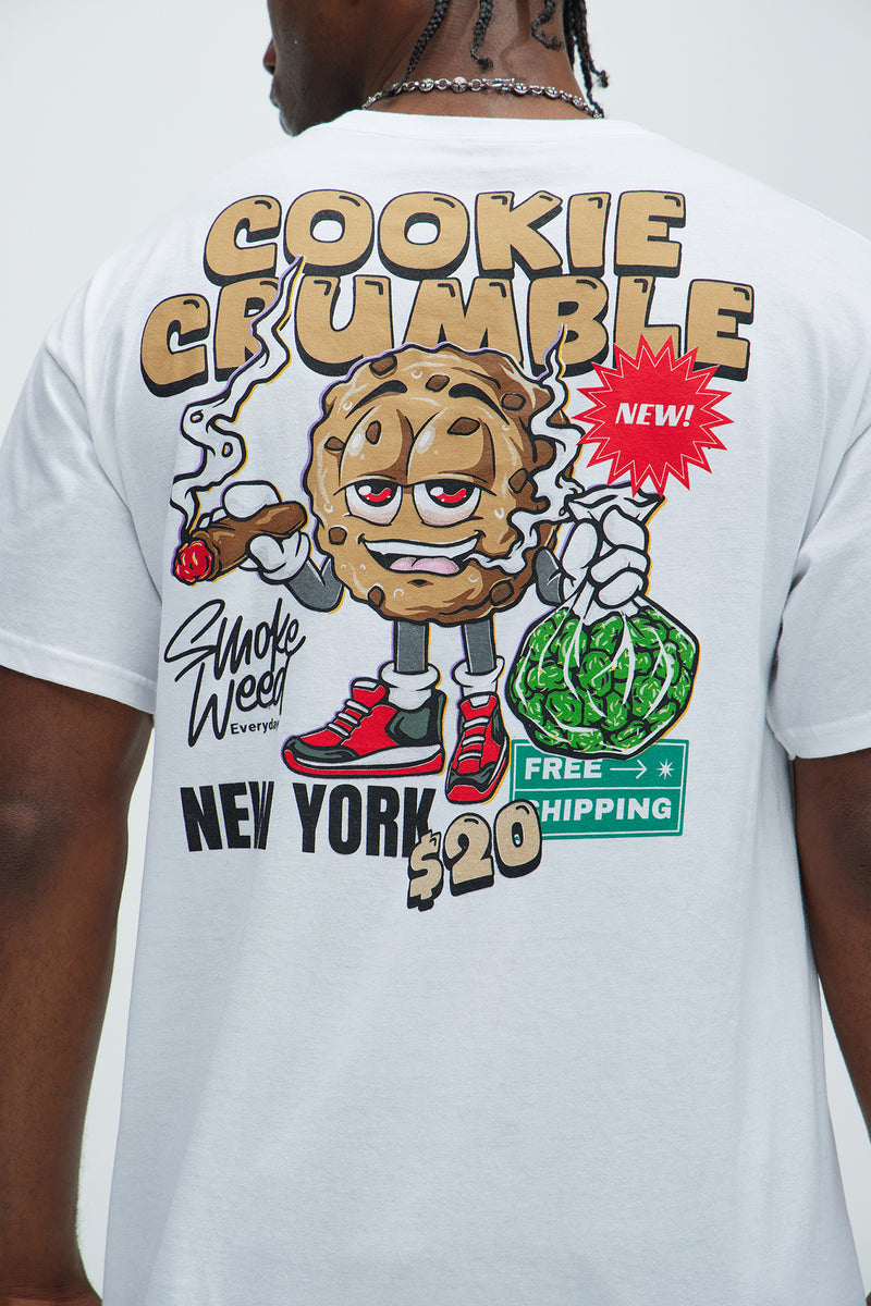 Cookie Crumble Short Sleeve Tee - White | Fashion Nova, Mens Graphic ...