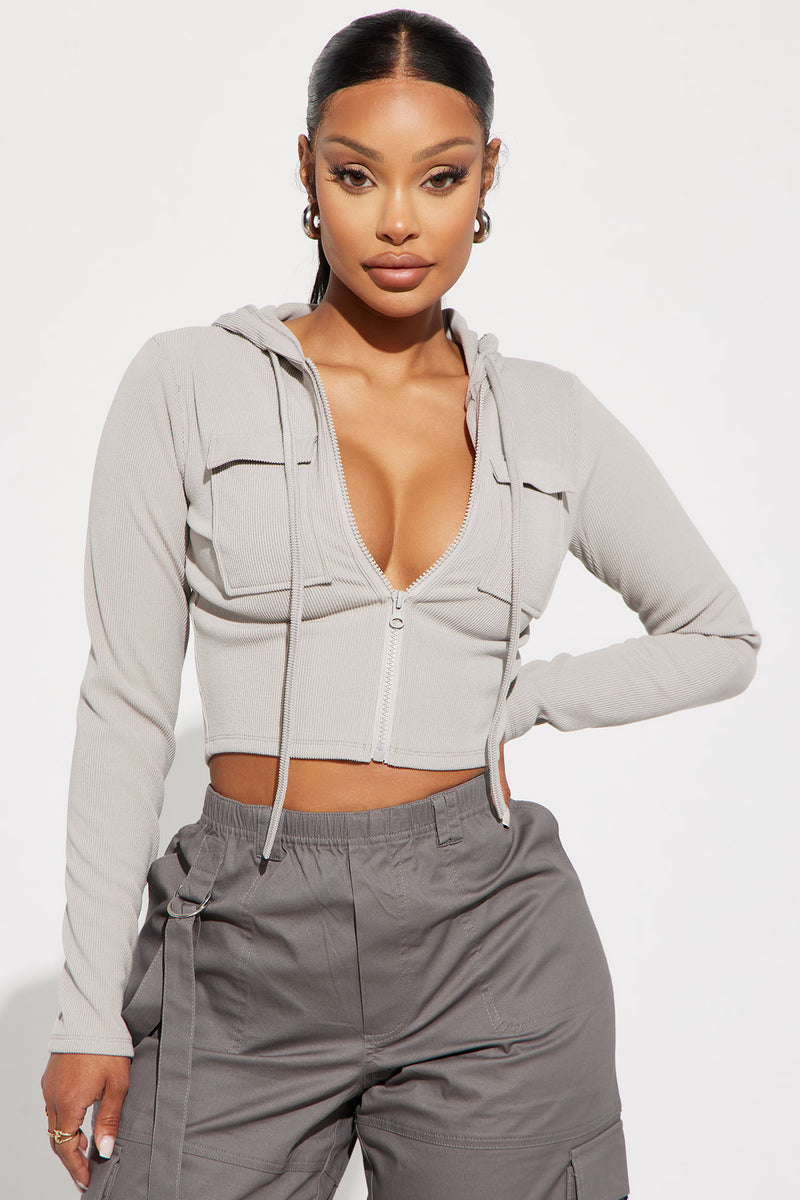 Cropped hoodie fashion hotsell nova