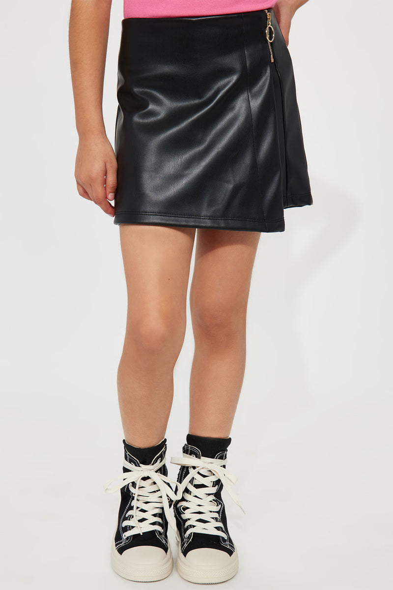 Topshop faux leather skirt online