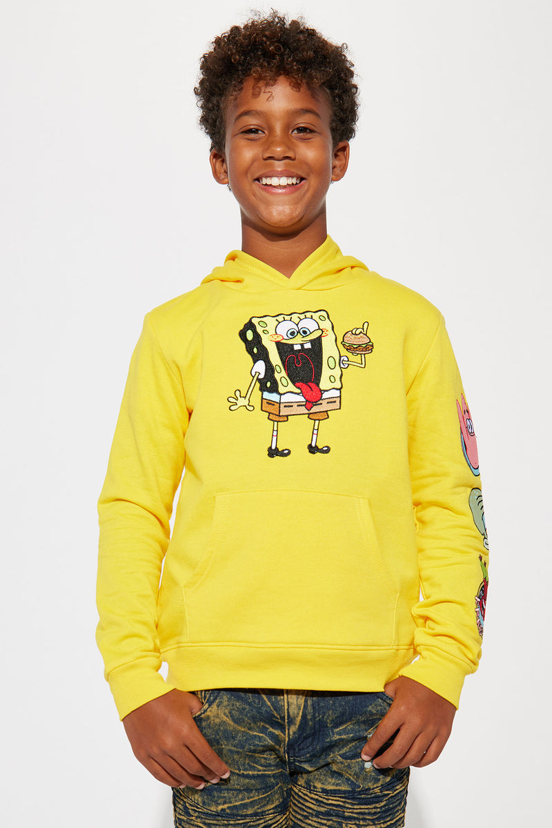 Yellow spongebob hoodie new arrivals
