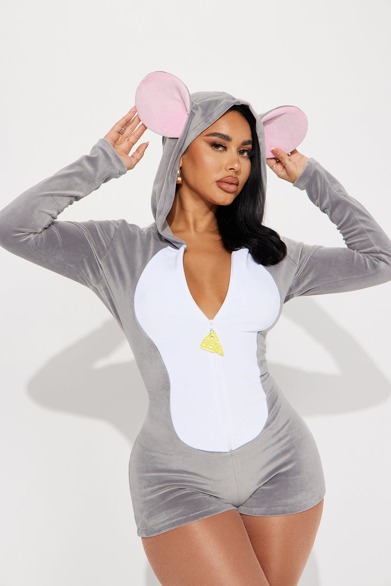 Grey onesie for on sale adults