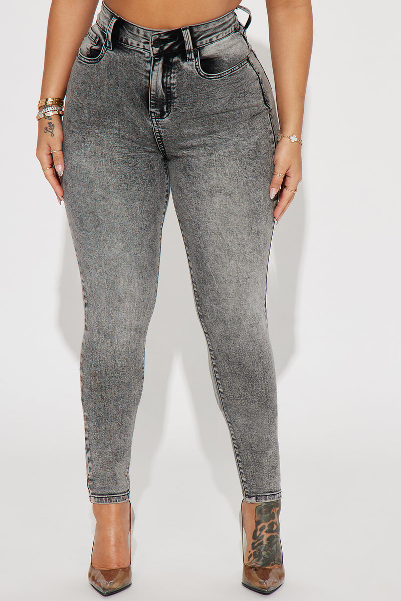 Plus size acid wash store jeans