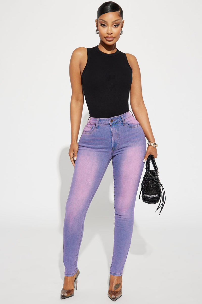 Purple Brand High Rise Slim Fit Jeans on SALE